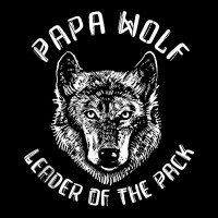 Papa Wolf   Leader Of The Pack Wildlife Animal   Daddy Wolf Tank Top Legging | Artistshot