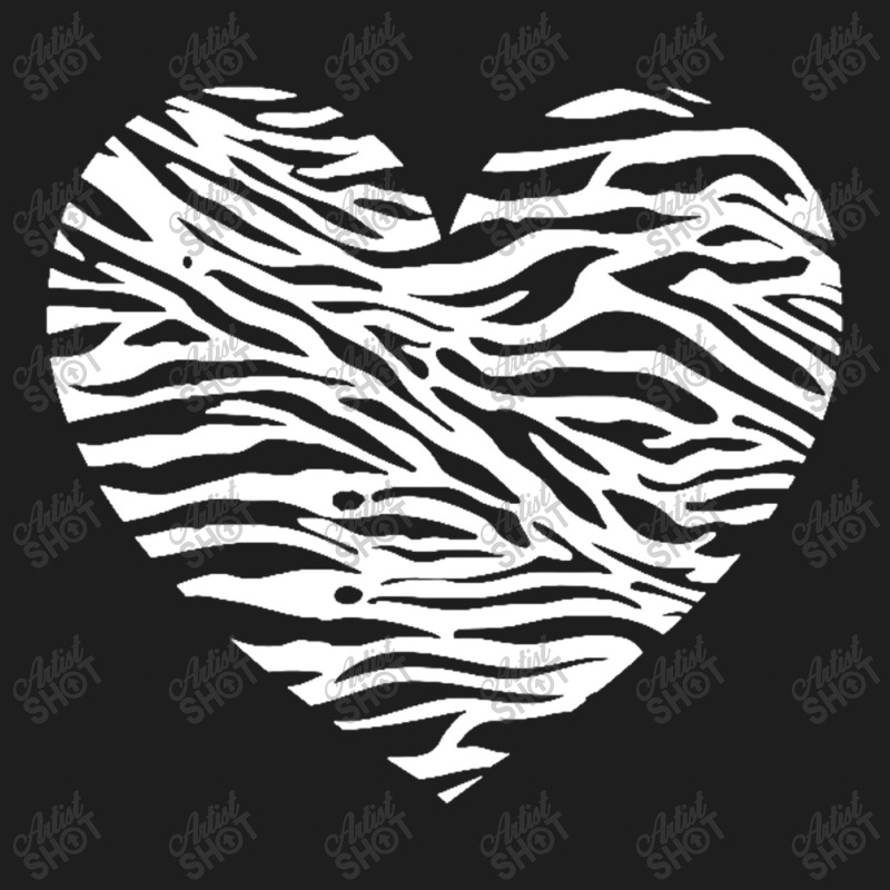 Zebra Heart   Zookeeper Wildlife Animal Lover Zoologist Classic T-shirt by AMderra12 | Artistshot