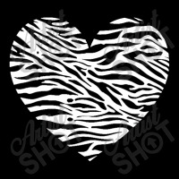 Zebra Heart   Zookeeper Wildlife Animal Lover Zoologist Fleece Short | Artistshot