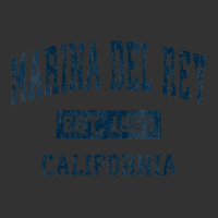 Womens Marina Del Rey California Ca Vintage Sports Design Navy V Neck Baby Bodysuit | Artistshot