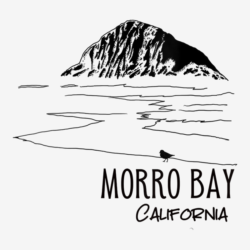 Womens Morro Bay California Morro Rock Ca Silhouette Tourist Design V Classic T-shirt by annalyneplacencia | Artistshot