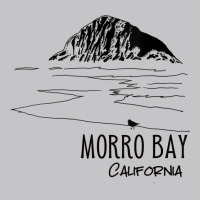 Womens Morro Bay California Morro Rock Ca Silhouette Tourist Design V Baby Bodysuit | Artistshot