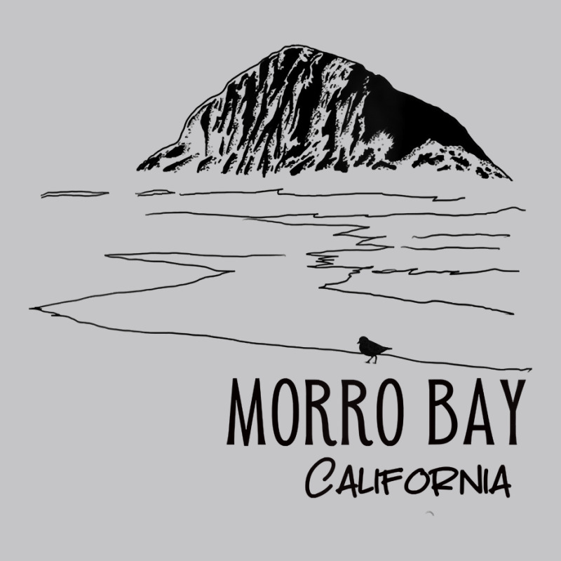 Womens Morro Bay California Morro Rock Ca Silhouette Tourist Design V Baby Bodysuit by annalyneplacencia | Artistshot