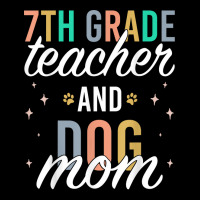 Seventh Grade Teacher Dog Mom Back To School 7th Grade Squad T Shirt Men's 3/4 Sleeve Pajama Set | Artistshot