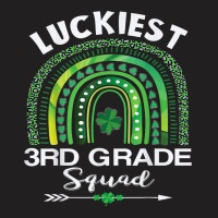 St Patrick Day Teacher Gift Cute Luckiest 3rd Grade Squad T Shirt T-shirt | Artistshot