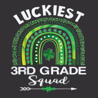 St Patrick Day Teacher Gift Cute Luckiest 3rd Grade Squad T Shirt Vintage Short | Artistshot