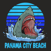 Panama City Beach Vacation Shark Theme T Shirt Ladies Fitted T-shirt | Artistshot