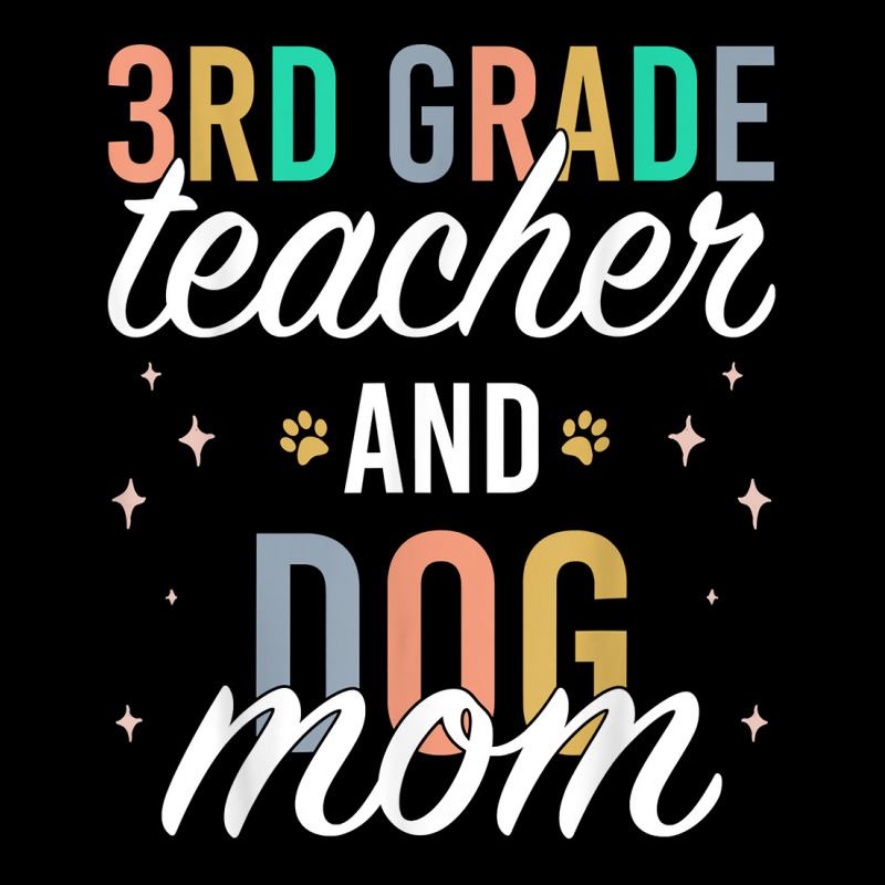 Third Grade Teacher Dog Mom Back To School 3rd Grade Squad T Shirt V-neck Tee | Artistshot