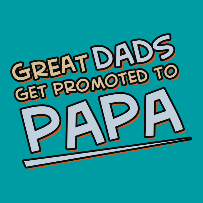 Great Dads Get Promoted To Papa Skinny Tumbler | Artistshot