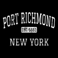 Port Richmond New York Staten Island Ny Vintage T Shirt V-neck Tee | Artistshot