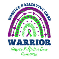 Rainbow Warrior Hospice Palliative Care Awareness T Shirt Sticker | Artistshot