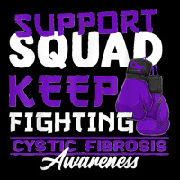 Awareness Support Squad I Lung Infections & Cystic Fibrosis T Shirt Fleece Short | Artistshot