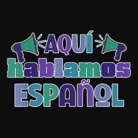 Se Habla Espanol Maestra Bilingue T Shirt Crop Top | Artistshot