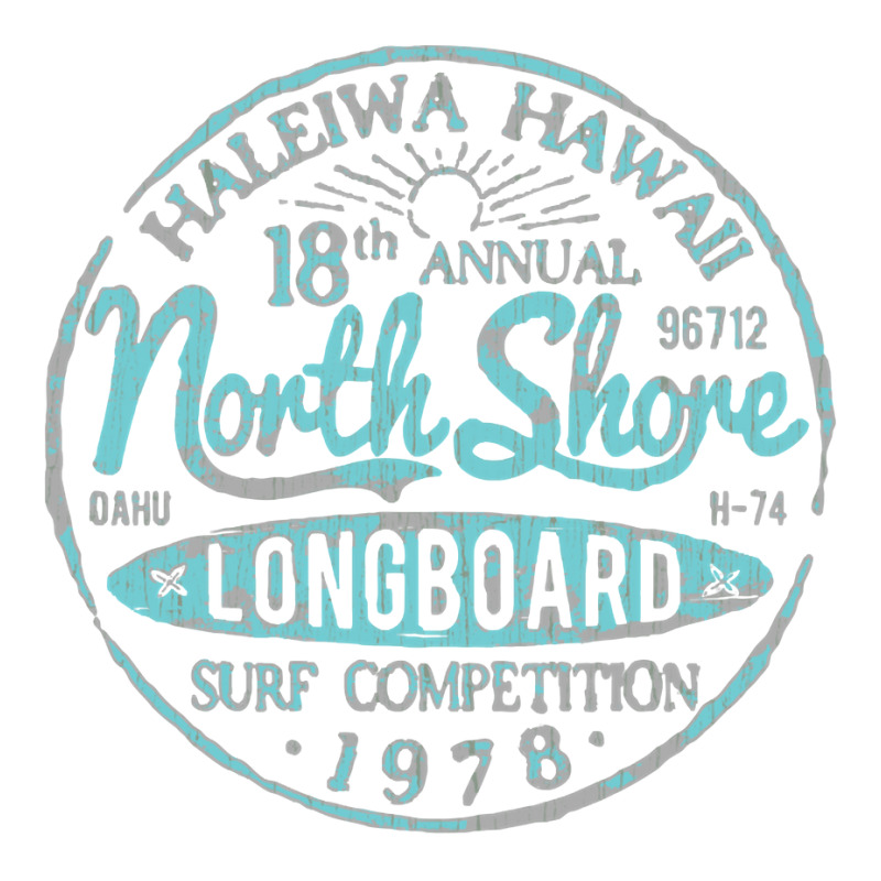 Hawaii North Shore Haleiwa Longboard Surf Long Sleeve T Shirt Men's T-shirt Pajama Set | Artistshot