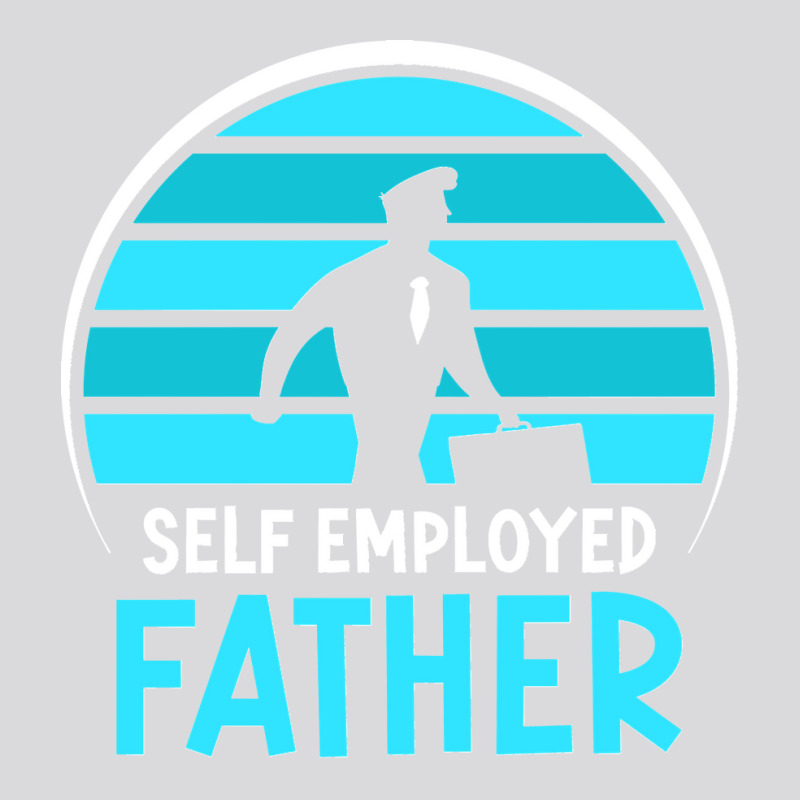 Self Employed Father Work Freelancer Job Boss Dad Daddy Papa Long Slee Women's Triblend Scoop T-shirt by CharlesLCross | Artistshot