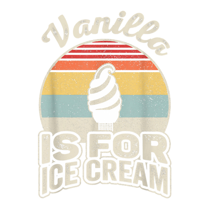 Vintage Retro Vanilla Is For Ice Cream T Shirt Youth Zipper Hoodie by Sowells | Artistshot