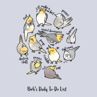 Cockatiel's Daily To Do List T Shirt Fleece Short | Artistshot