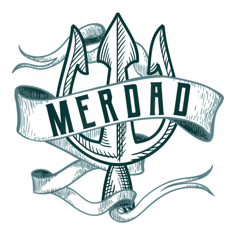 Mens Merdad Shirt Trident Mermaid Dad Tshirt Crewneck Sweatshirt | Artistshot