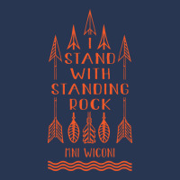 I Stand With Standing Rock, Say No To Dakota Pipeline T-shirt Men Denim Jacket | Artistshot