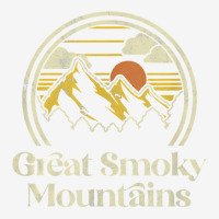 Great Smoky Mountains Tennessee Vintage Hiking Camp Retro T Shirt Adjustable Cap | Artistshot