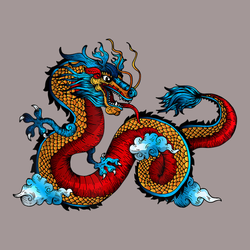 Beautiful Chinese Dragon In The Clouds Art T Shirt Vintage Hoodie | Artistshot