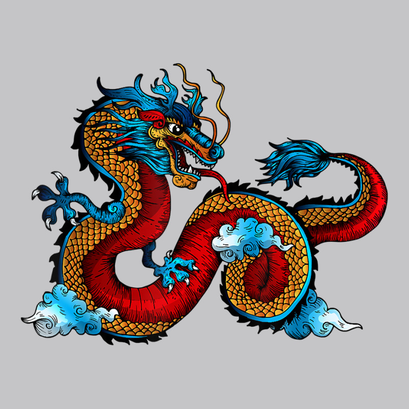 Beautiful Chinese Dragon In The Clouds Art T Shirt Baby Bodysuit | Artistshot