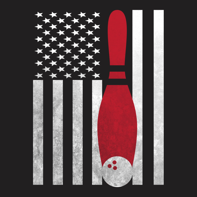 Bowling Bowler - America Usa Flag T-shirt | Artistshot