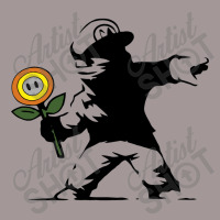 Banksy Flower Vintage Short | Artistshot