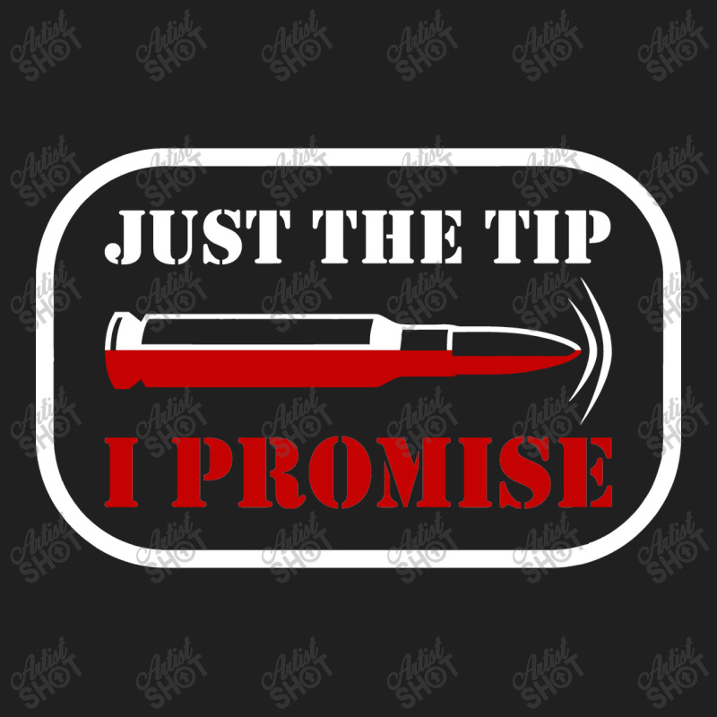 Just The Tip I Promise Bullet American Flag Ladies Polo Shirt | Artistshot