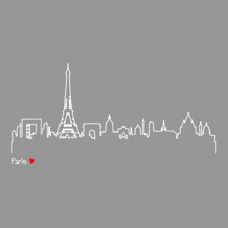 Paris Eiffel Tower Panorama Souvenir T Shirt Women's V-neck T-shirt | Artistshot