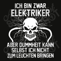 Ich Bin Zwar Elektriker Spruch Manner Scorecard Crop Tee | Artistshot