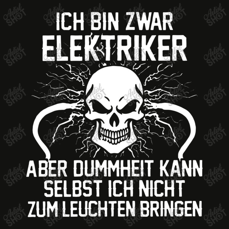 Ich Bin Zwar Elektriker Spruch Manner Scorecard Crop Tee by trasheatercomicsart | Artistshot