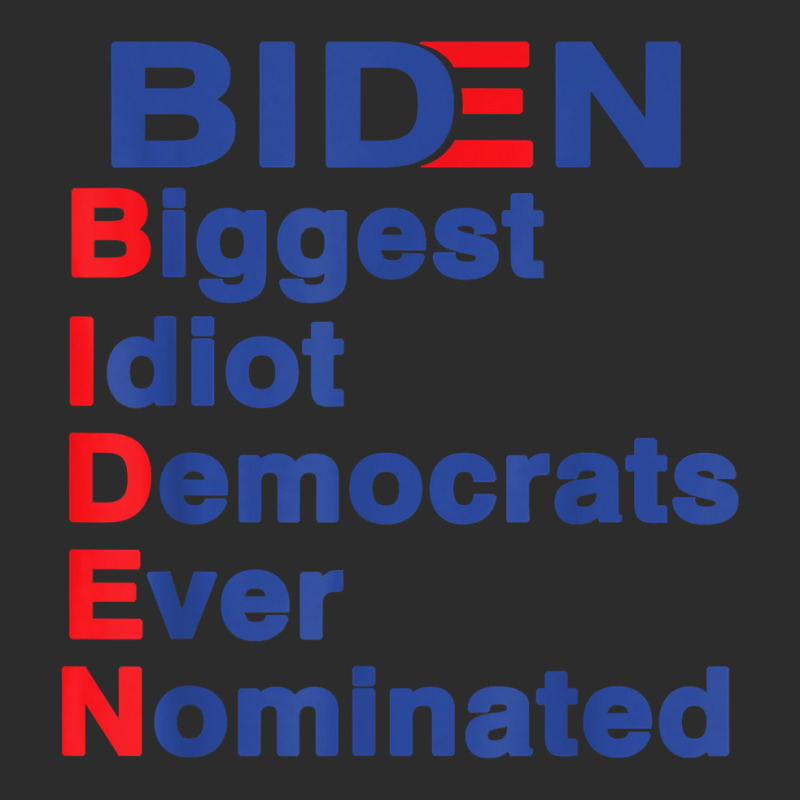 Biden Biggest Idiot Democrats Ever Nominated Trump 2020 T Shirt Exclusive T-shirt by mikidicosmo | Artistshot