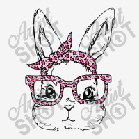 Cute Bunny Face Leopard Glasses Headband Happy Easter Day Classic T-shirt | Artistshot