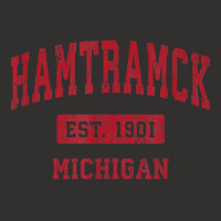 Hamtramck Michigan Mi Vintage Sports Design Red Design T Shirt Champion Hoodie | Artistshot