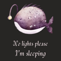 Anglerfish Light Darkness T  Shirt Anglerfish   No Light's Please T  S Ladies Fitted T-shirt | Artistshot