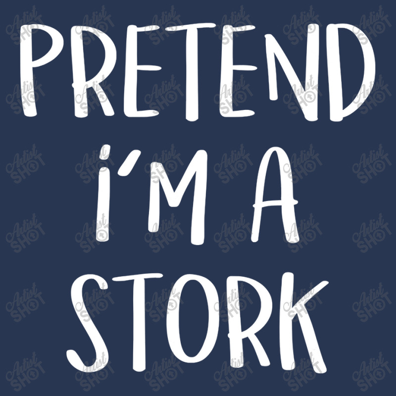 Pretend I'm A Stork Costume Funny Halloween Party T Shirt Men Denim Jacket | Artistshot