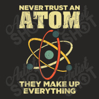 Funny Atom Art Men Women Stem Molecule Chemistry Teacher Ladies Fitted T-shirt | Artistshot