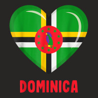 Dominica Flag Shirt Dominican T Shirt Ladies Fitted T-shirt | Artistshot