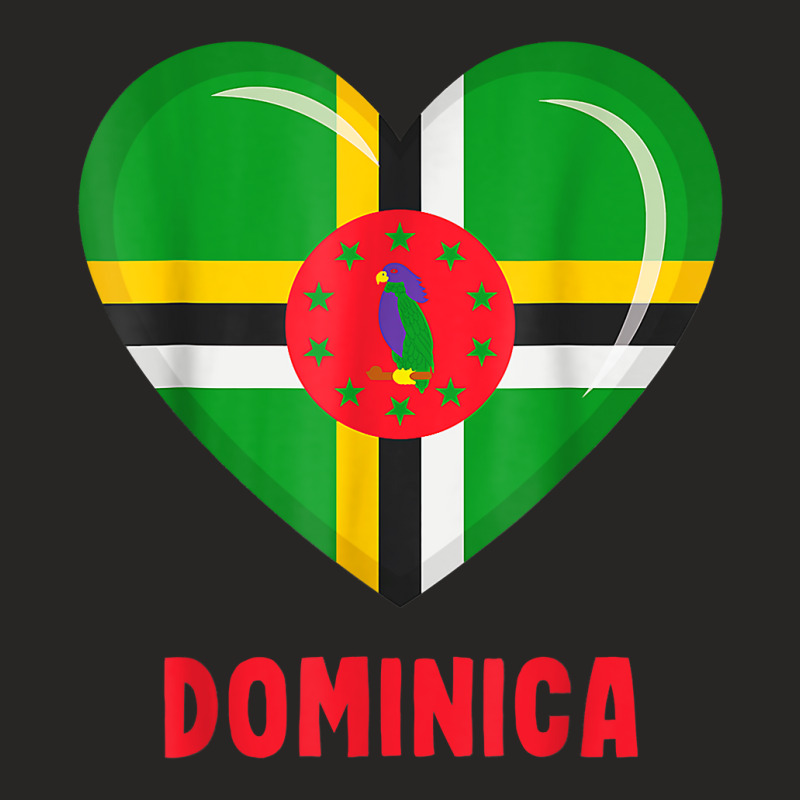 Dominica Flag Shirt Dominican T Shirt Ladies Fitted T-Shirt by agueron | Artistshot