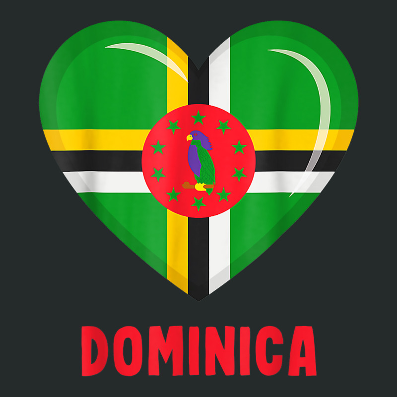 Dominica Flag Shirt Dominican T Shirt Women's Triblend Scoop T-shirt by agueron | Artistshot