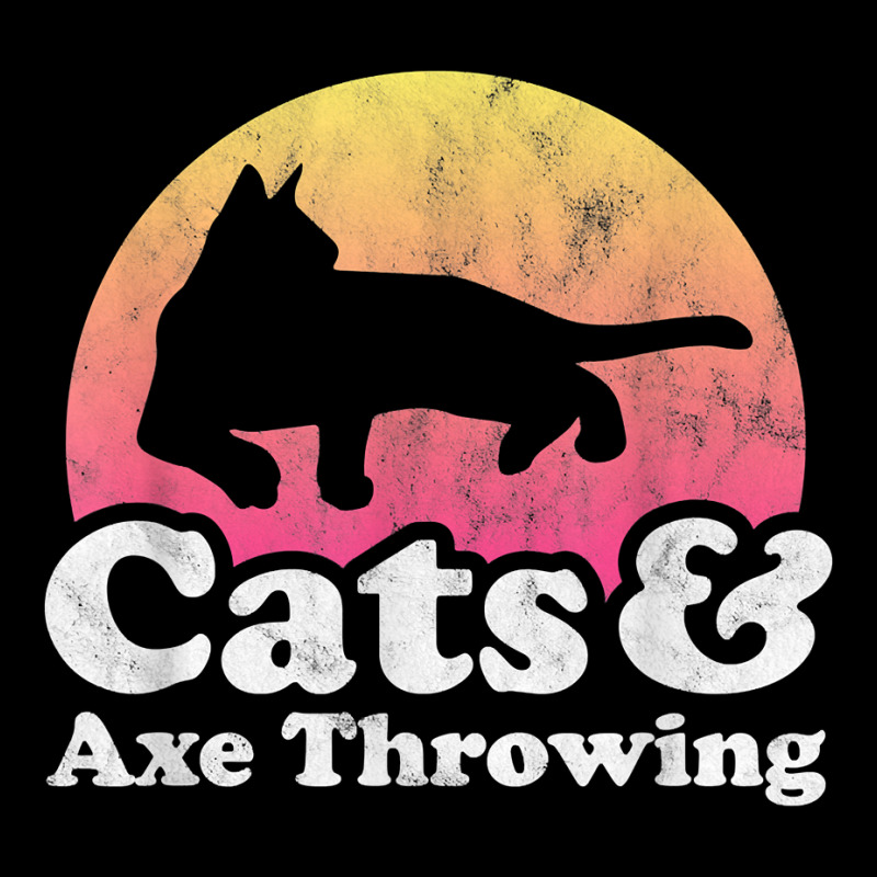 Cats And Axe Throwing Men's Or Women's Cat And Axe Throwing T Shirt ...