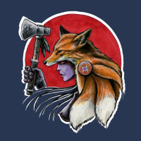 T Shirt, Warrior Fox Woman T-shirt Men Denim Jacket | Artistshot