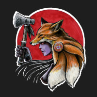 T Shirt, Warrior Fox Woman T-shirt Classic T-shirt | Artistshot