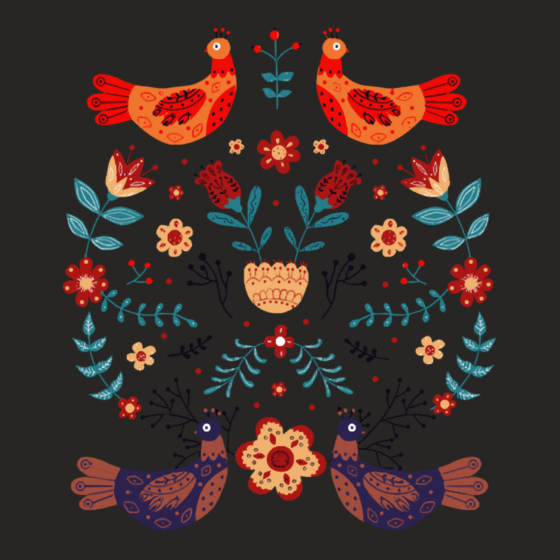 Slavic T  Shirt Design Based On Slavic Motifs T  Shirt Ladies Fitted T-Shirt by ponykookaburra | Artistshot