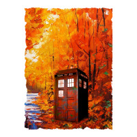 Tardis Art Painting Baby Tee | Artistshot