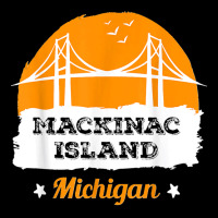 Mackinac Island Michigan Bridge T Shirt Cropped Hoodie | Artistshot