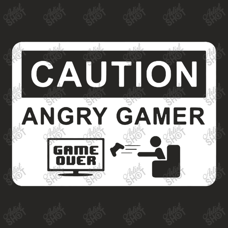 Angry Gamer Ladies Fitted T-Shirt by Azura Store | Artistshot