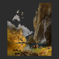 Famous Paintings T  Shirt Indians Spear Fishing By Albert Bierstadt. T Exclusive T-shirt | Artistshot