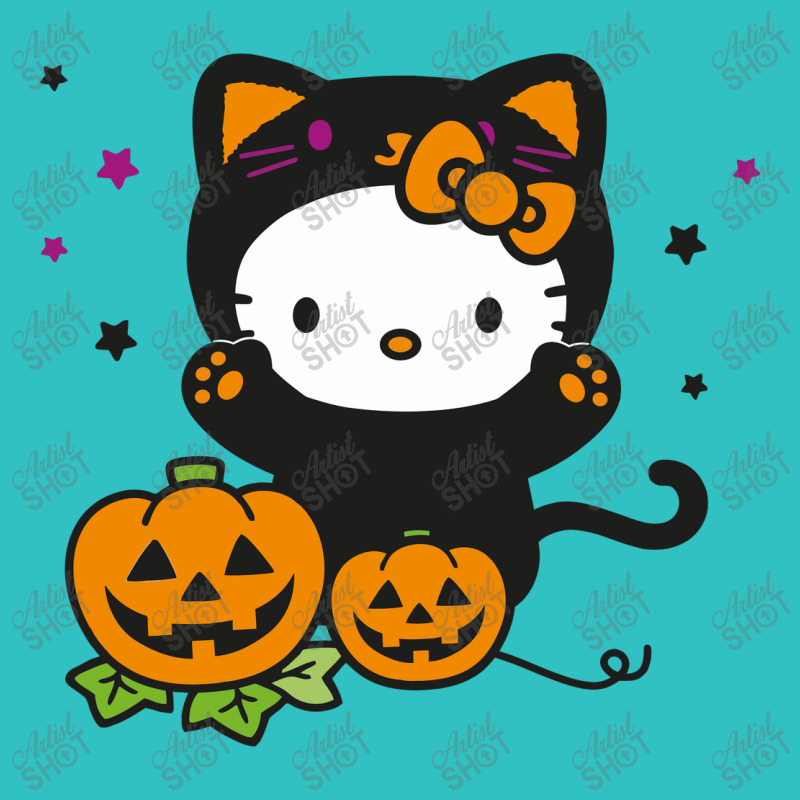 Kitty Halloween Ladies Fitted T-shirt | Artistshot